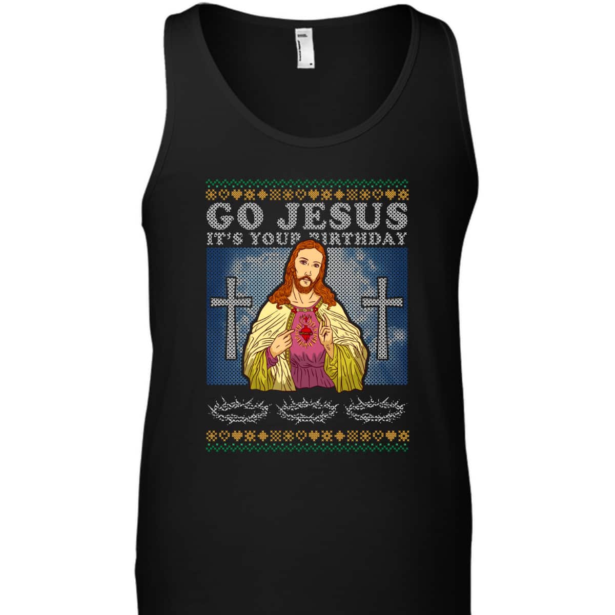 Funny Ugly Christmas T-Shirt Go Jesus It's Your Birthday Christian Religious Funny Ugly Christmas T-Shirt Go Jesus It's Your Birthday Christian Religious