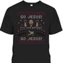 Go Jesus It's Your Birthday Ugly Jesus Dancing Christmas Christian Religious T-Shirt Go Jesus It's Your Birthday Ugly Jesus Dancing Christmas Christian Religious T-Shirt