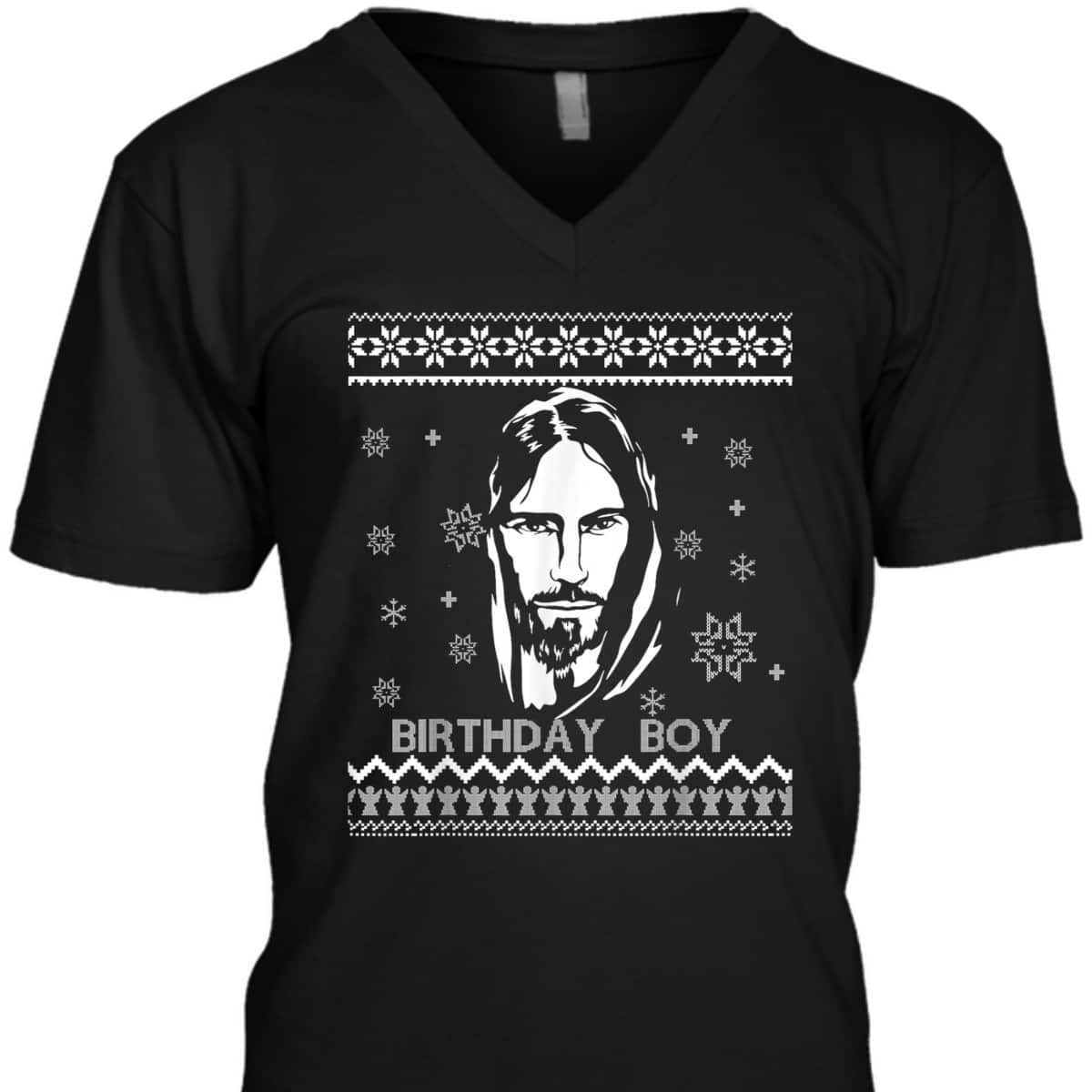 Jesus Birthday Boy Christmas Party Christian Religious T-Shirt Jesus Birthday Boy Christmas Party Christian Religious T-Shirt