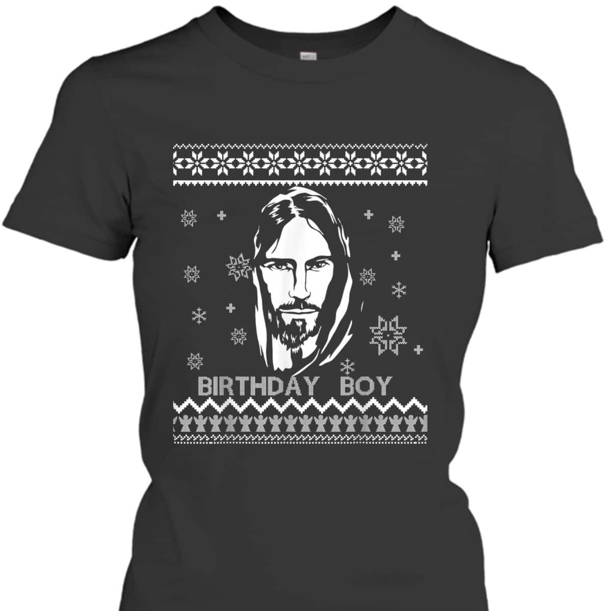 Jesus Birthday Boy Christmas Party Christian Religious T-Shirt Jesus Birthday Boy Christmas Party Christian Religious T-Shirt