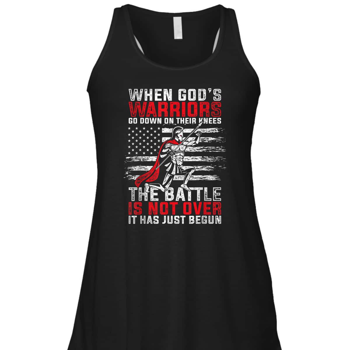 US Flag God Devotee Patriotic Prayer Christian When God's Warriors Go Down On Their Knees T-Shirt US Flag God Devotee Patriotic Prayer Christian When God's Warriors Go Down On Their Knees T-Shirt