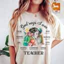 God Says I Am Teacher Back To School Teacher Christian T-Shirt God Says I Am Teacher Back To School Teacher Christian T-Shirt