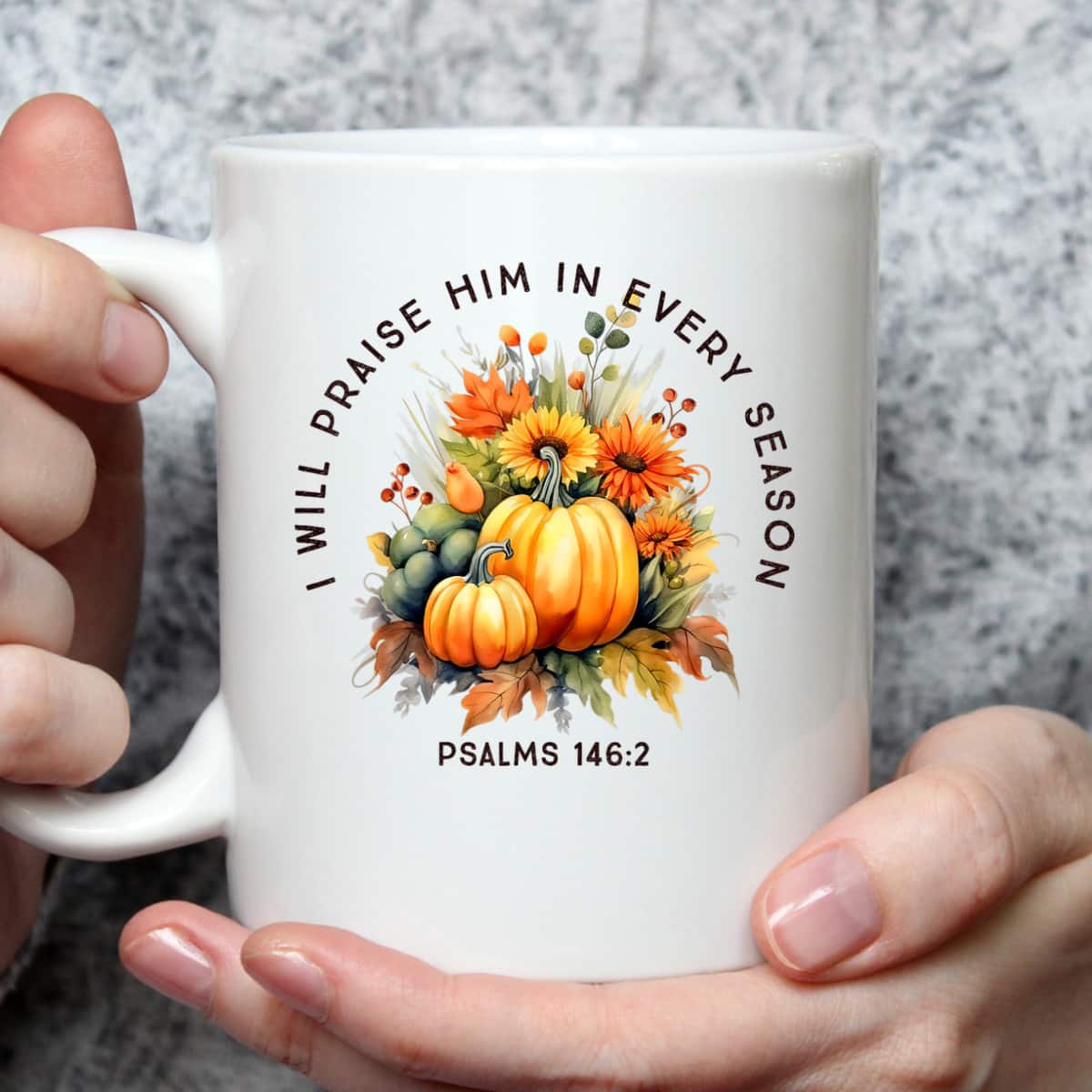 Christian Bible Verse I Praise Him In Every Fall Season T-Shirt