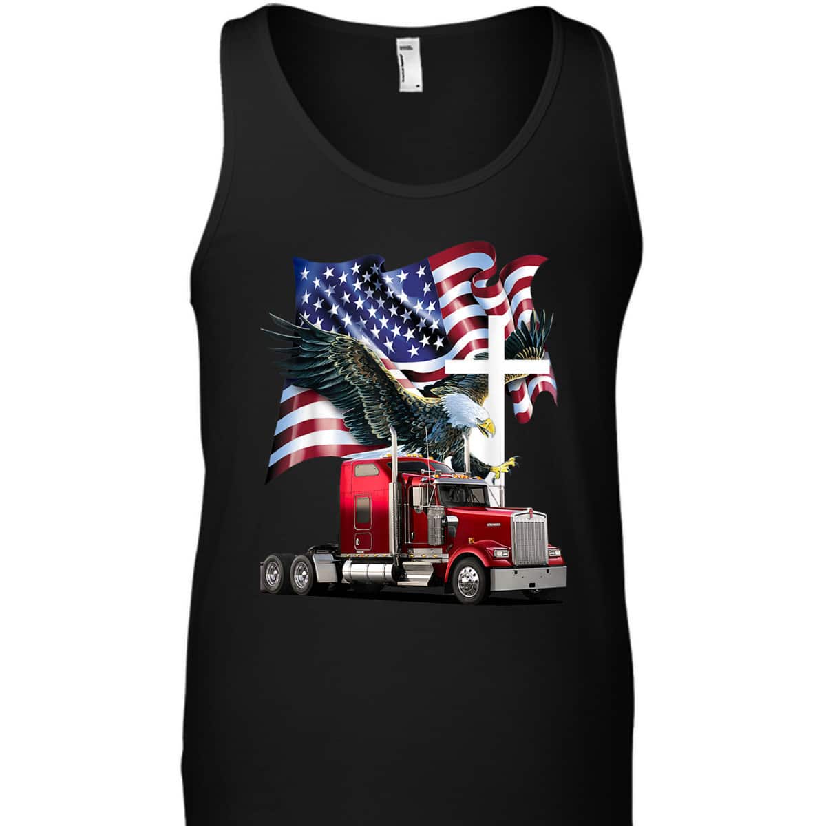 Ride With Pride Trucker Eagle Christian Jesus 4th Of July T-Shirt Ride With Pride Trucker Eagle Christian Jesus 4th Of July T-Shirt