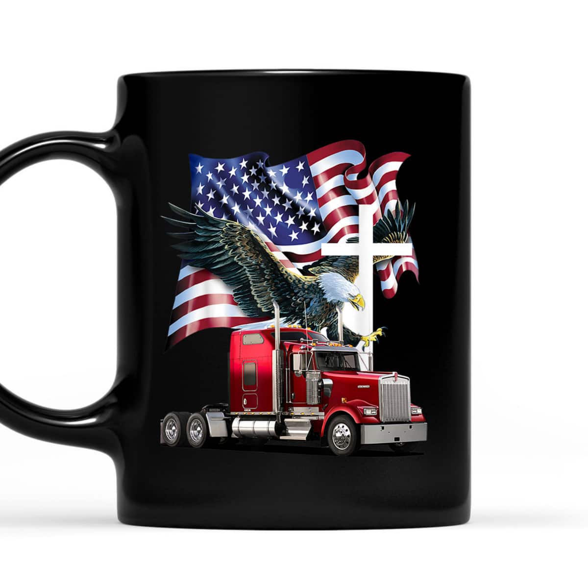 Ride With Pride Trucker Eagle Christian Jesus 4th Of July T-Shirt Ride With Pride Trucker Eagle Christian Jesus 4th Of July T-Shirt