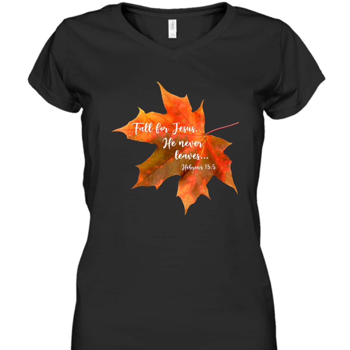 Fall For Jesus He Never Leaves Autumn Christian Cute Thanksgiving Halloween T-Shirt Fall For Jesus He Never Leaves Autumn Christian Cute Thanksgiving Halloween T-Shirt