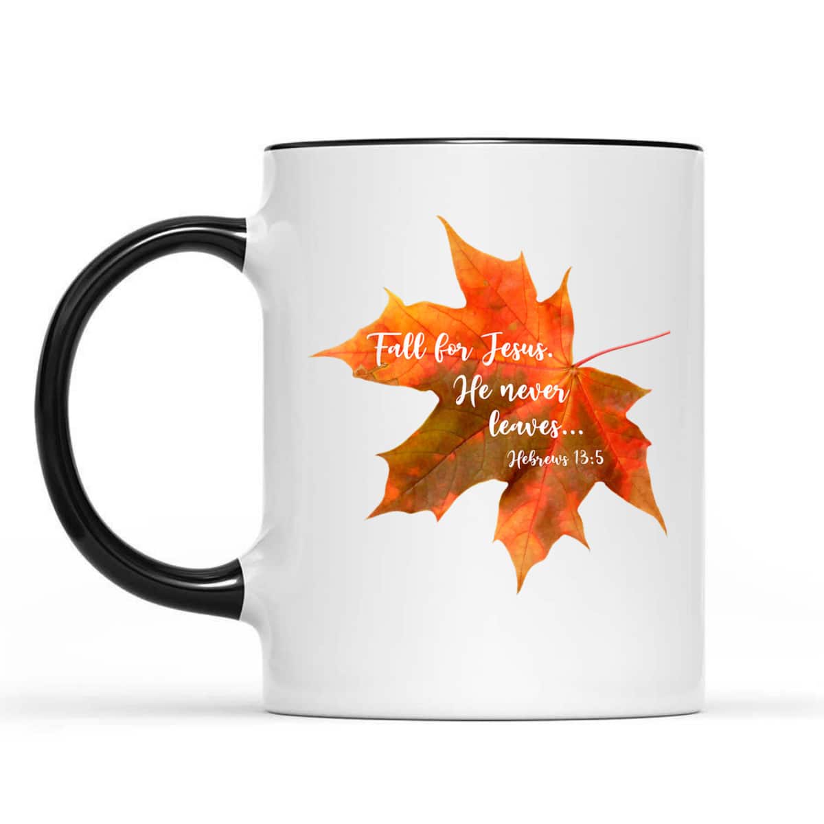 Fall For Jesus He Never Leaves Autumn Christian Cute Thanksgiving Halloween T-Shirt Fall For Jesus He Never Leaves Autumn Christian Cute Thanksgiving Halloween T-Shirt