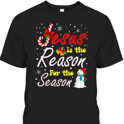 Christian Jesus The Reason Christmas Stocking Stuffer T-Shirt