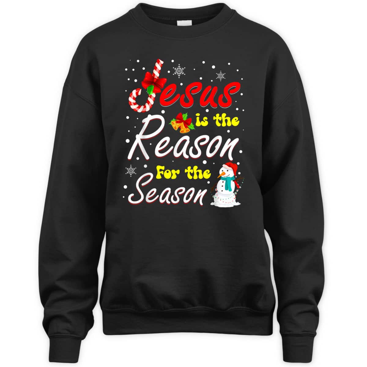 Christian Jesus The Reason Christmas Stocking Stuffer T-Shirt