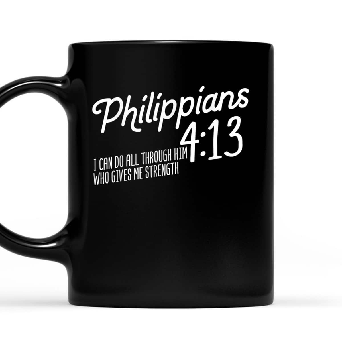 Christian Bible Verse Philippians 4:13 Religion Bible Scripture T-Shirt