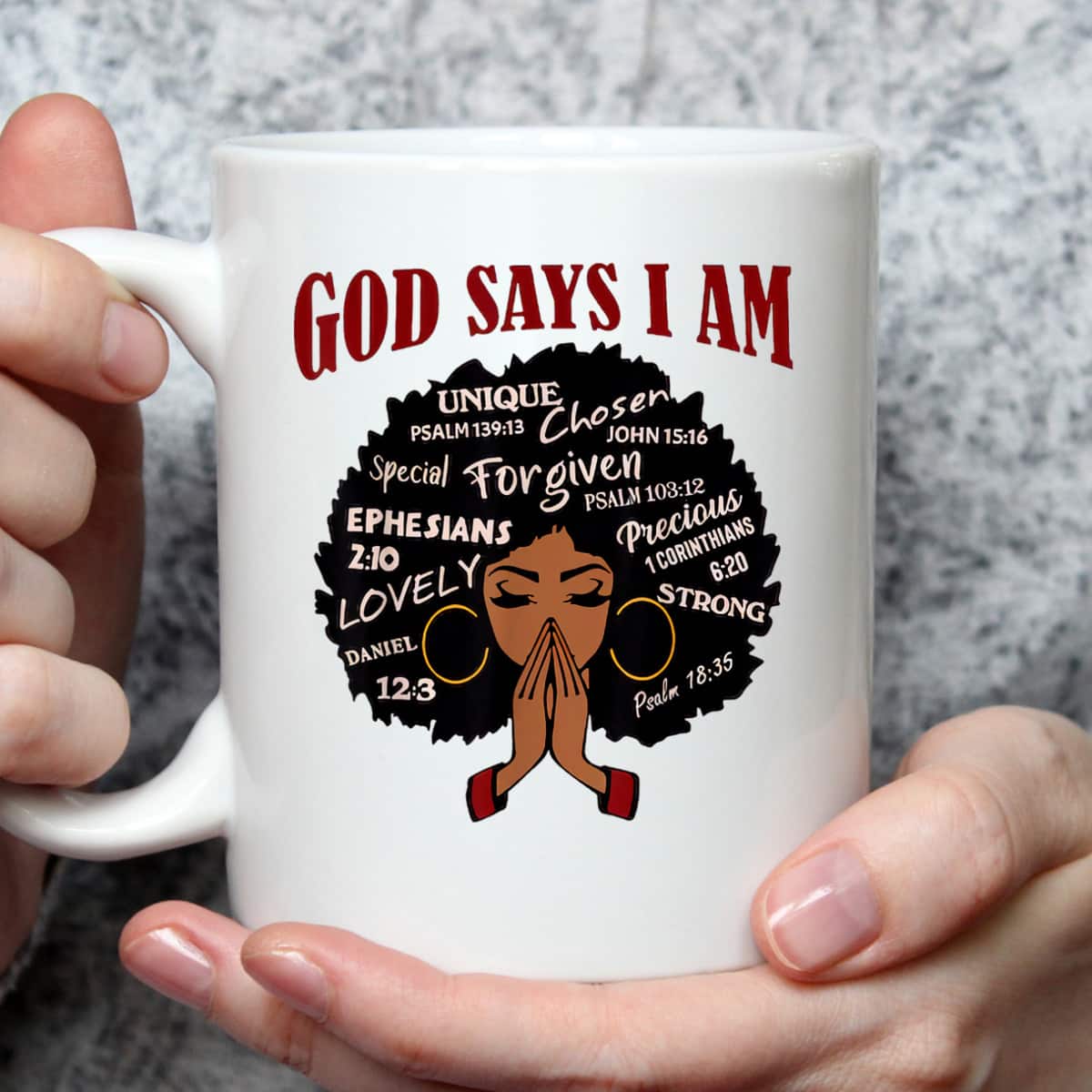God Says I Am Black Women Christian African Women Juneteenth T-Shirt God Says I Am Black Women Christian African Women Juneteenth T-Shirt