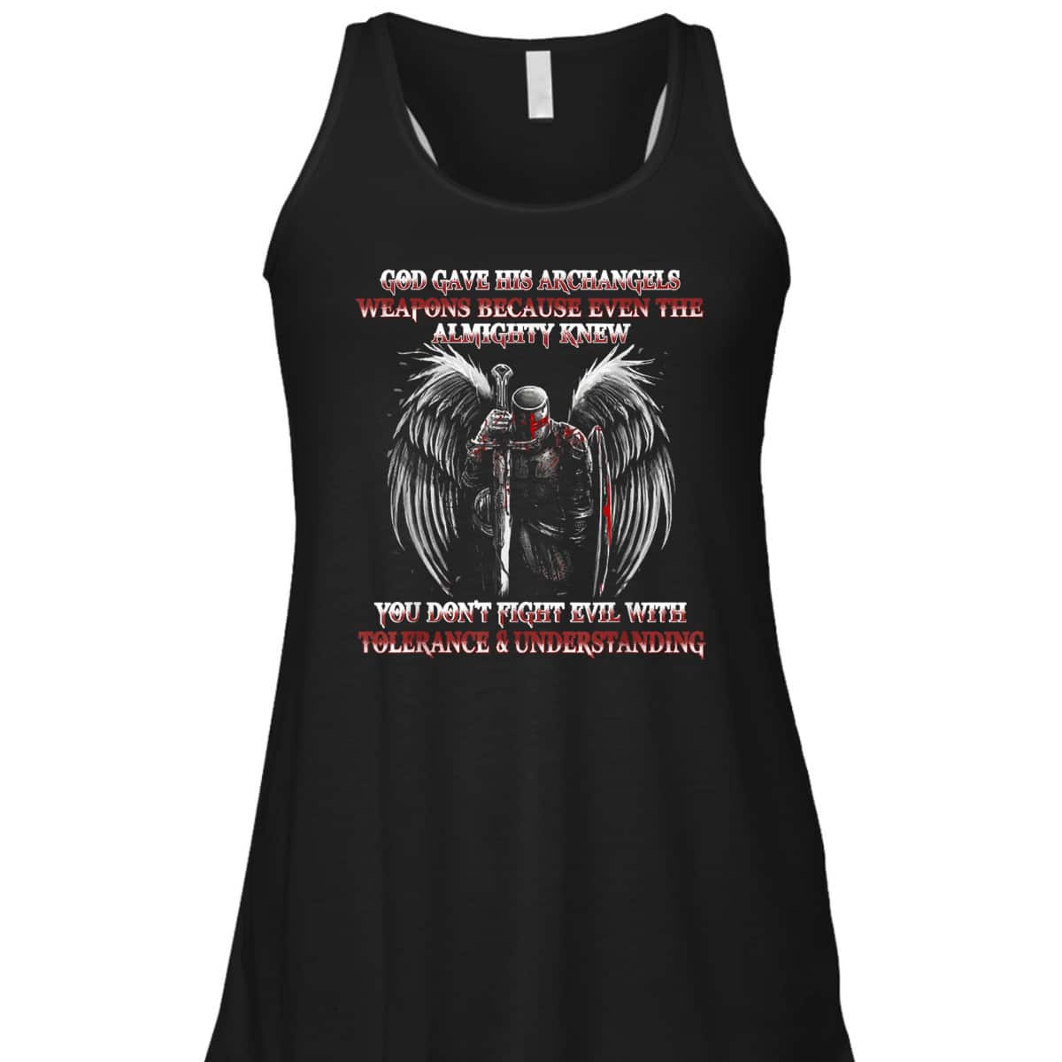 God Gave His Archangels Weapons Christian Religious Armor Of God T-Shirt God Gave His Archangels Weapons Christian Religious Armor Of God T-Shirt