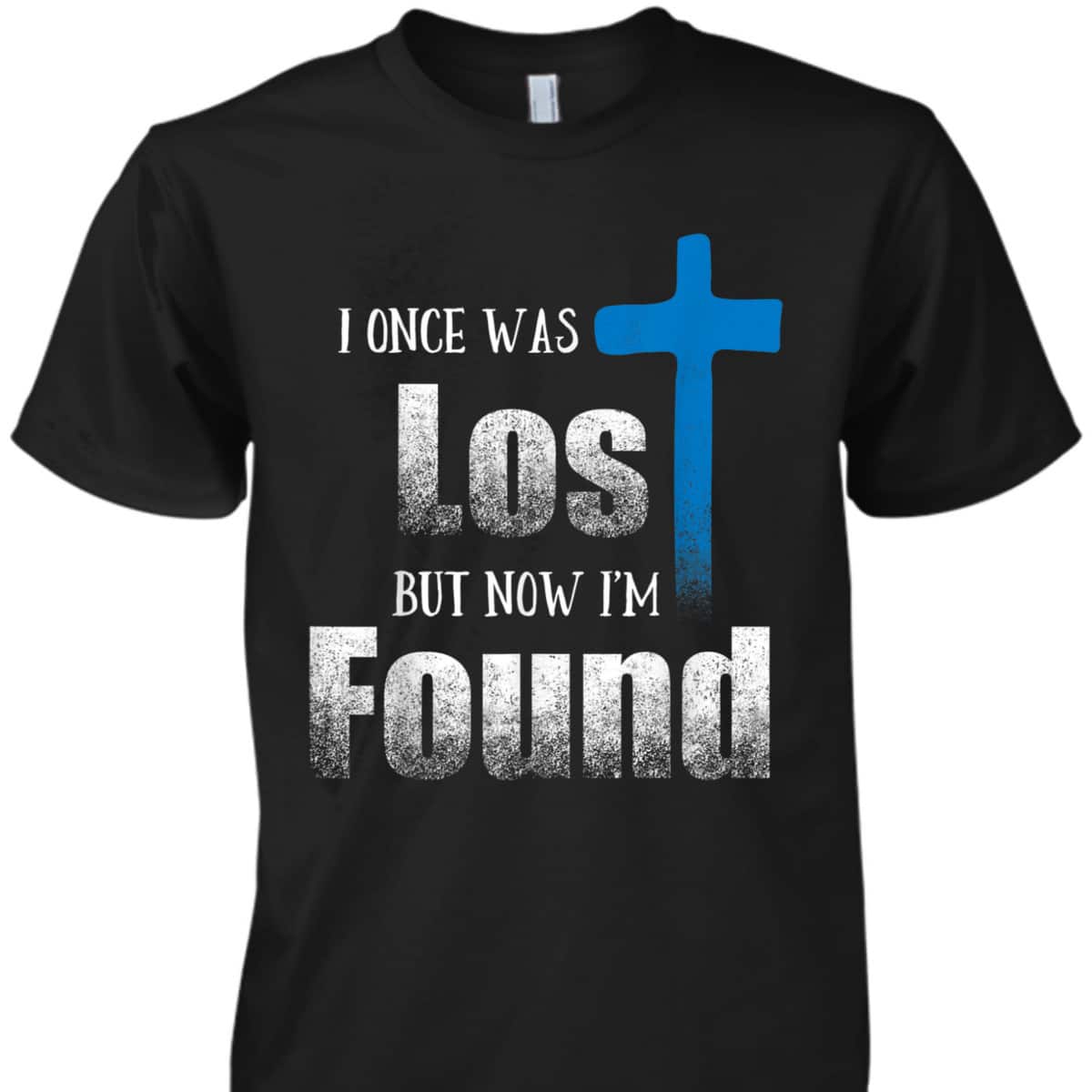 Bible Verse I Once Was Lost But Now I’m Found Christian Luke 1532 Cross T-Shirt Bible Verse I Once Was Lost But Now I’m Found Christian Luke 1532 Cross T-Shirt
