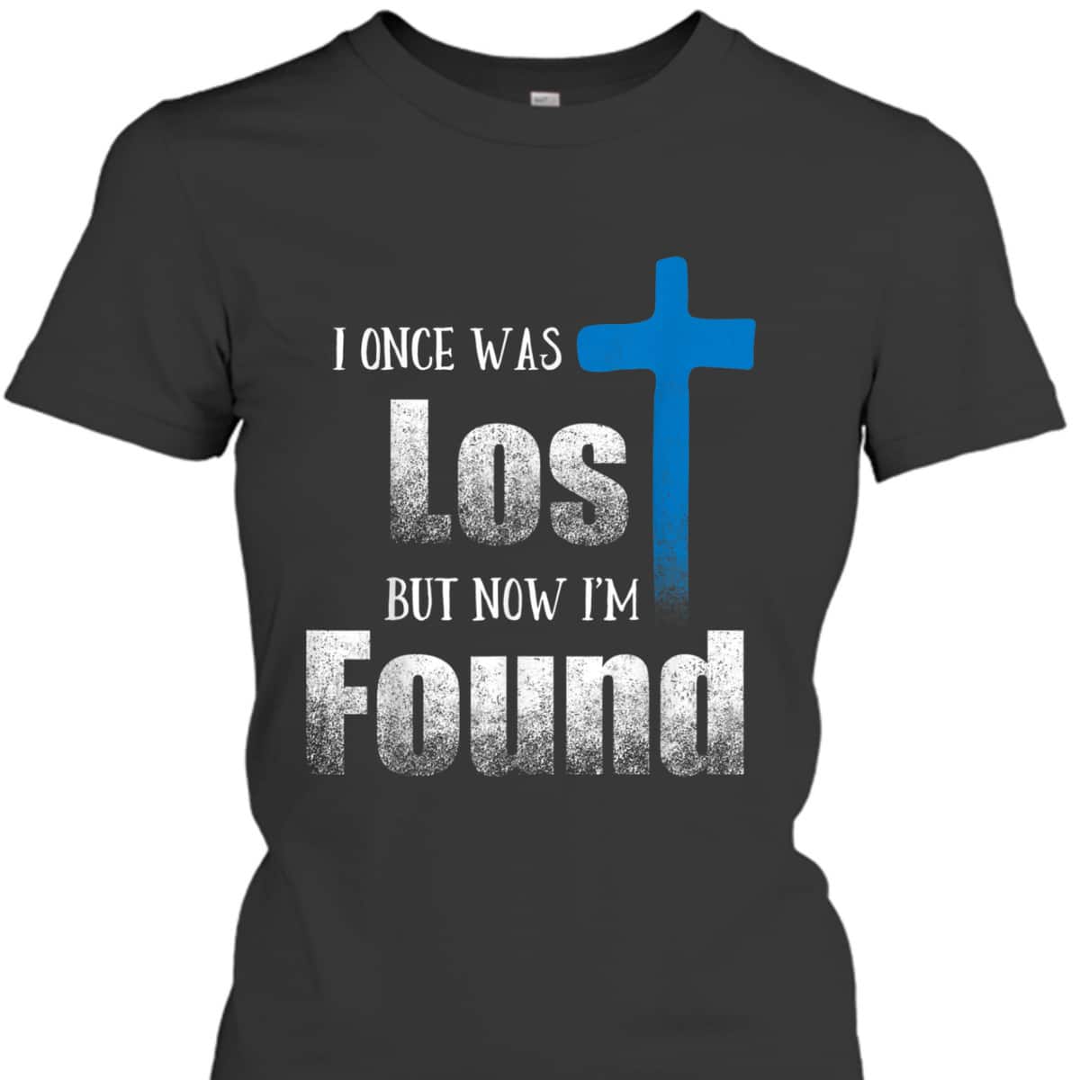 Bible Verse I Once Was Lost But Now I’m Found Christian Luke 1532 Cross T-Shirt Bible Verse I Once Was Lost But Now I’m Found Christian Luke 1532 Cross T-Shirt