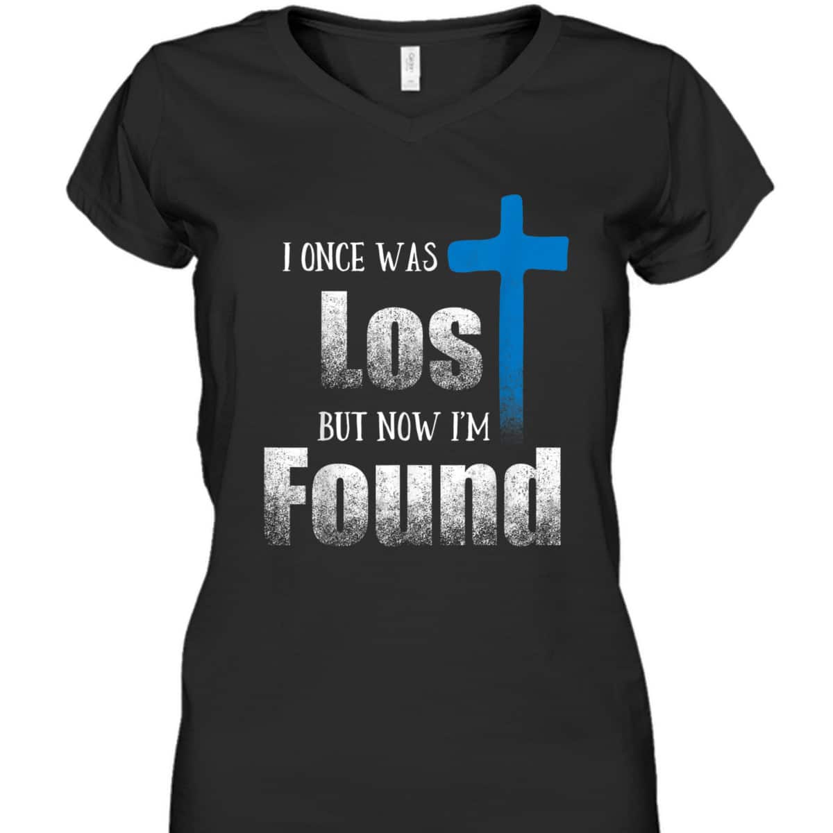 Bible Verse I Once Was Lost But Now I’m Found Christian Luke 1532 Cross T-Shirt Bible Verse I Once Was Lost But Now I’m Found Christian Luke 1532 Cross T-Shirt