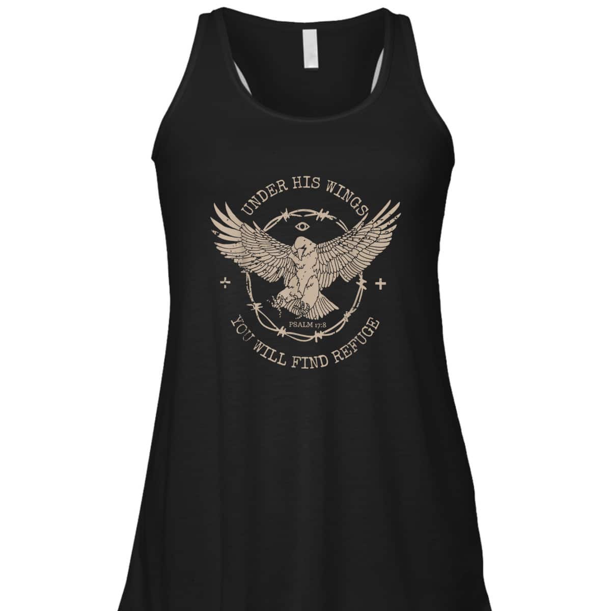 Eagle Vintage Faith Based Christian Jesus Bible Verse T-Shirt Under His Wings You Will Find Refuse Eagle Vintage Faith Based Christian Jesus Bible Verse T-Shirt Under His Wings You Will Find Refuse