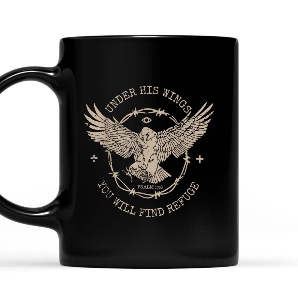 Eagle Vintage Faith Based Christian Jesus Bible Verse T-Shirt Under His Wings You Will Find Refuse Eagle Vintage Faith Based Christian Jesus Bible Verse T-Shirt Under His Wings You Will Find Refuse