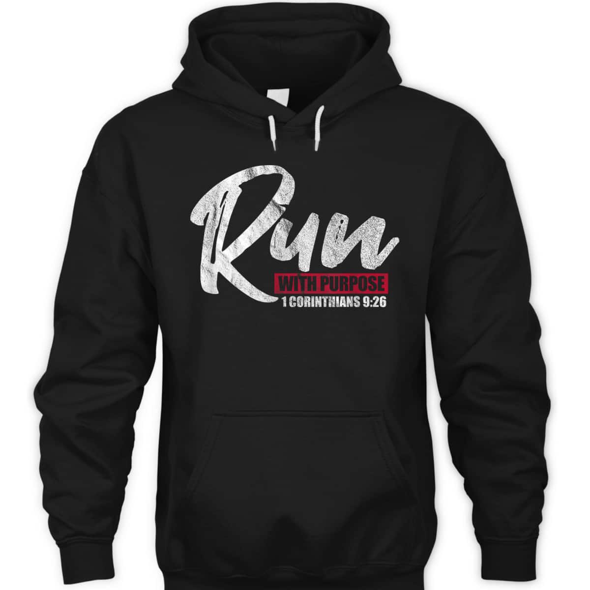 1 Corinthians 926 Christian And Faith T-Shirt Running Runner Run With Purpose Bible Verse 1 Corinthians 926 Christian And Faith T-Shirt Running Runner Run With Purpose Bible Verse