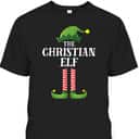 Christian Elf Christmas Party T-Shirt For Your Family And Friend