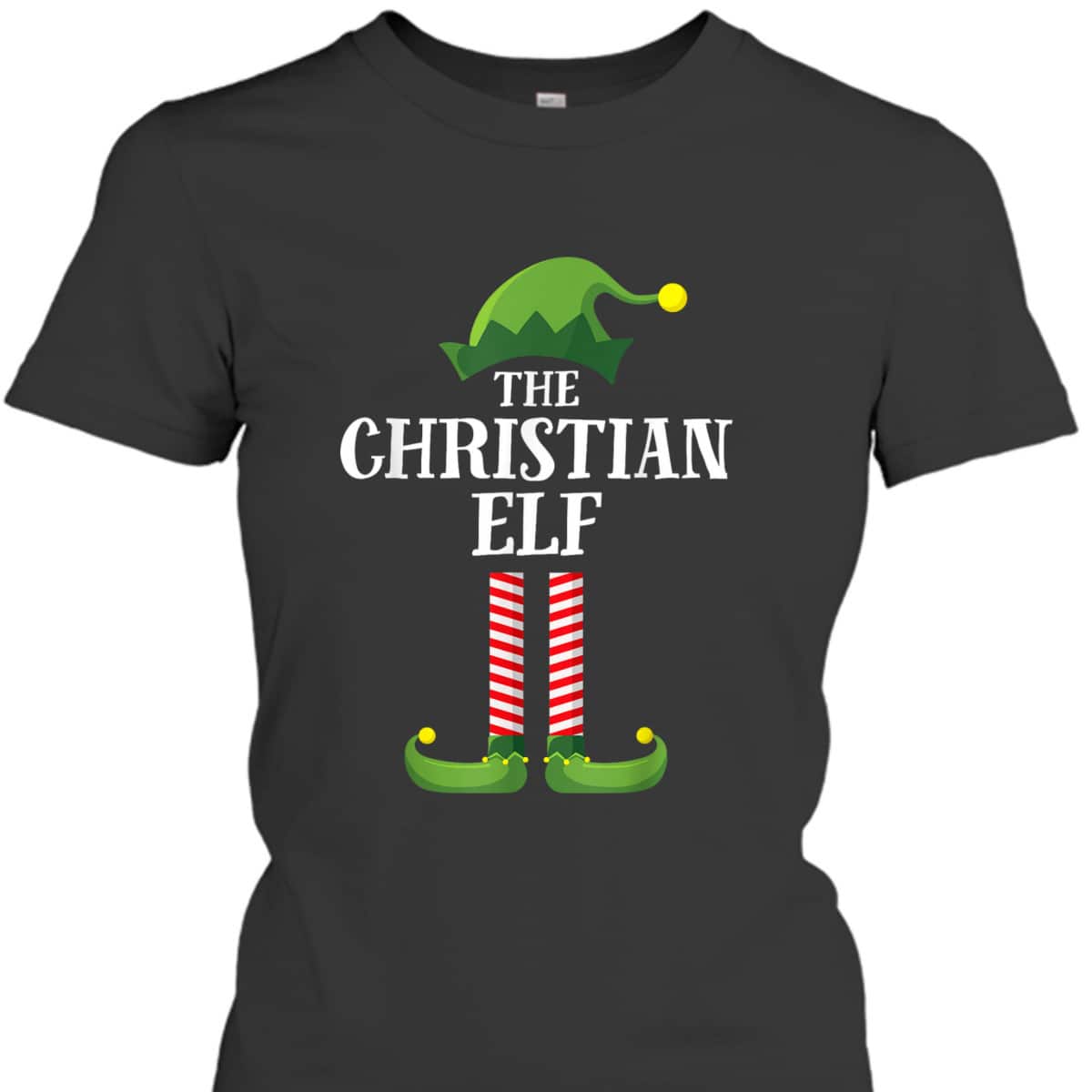 Christian Elf Christmas Party T-Shirt For Your Family And Friend Christian Elf Christmas Party T-Shirt For Your Family And Friend