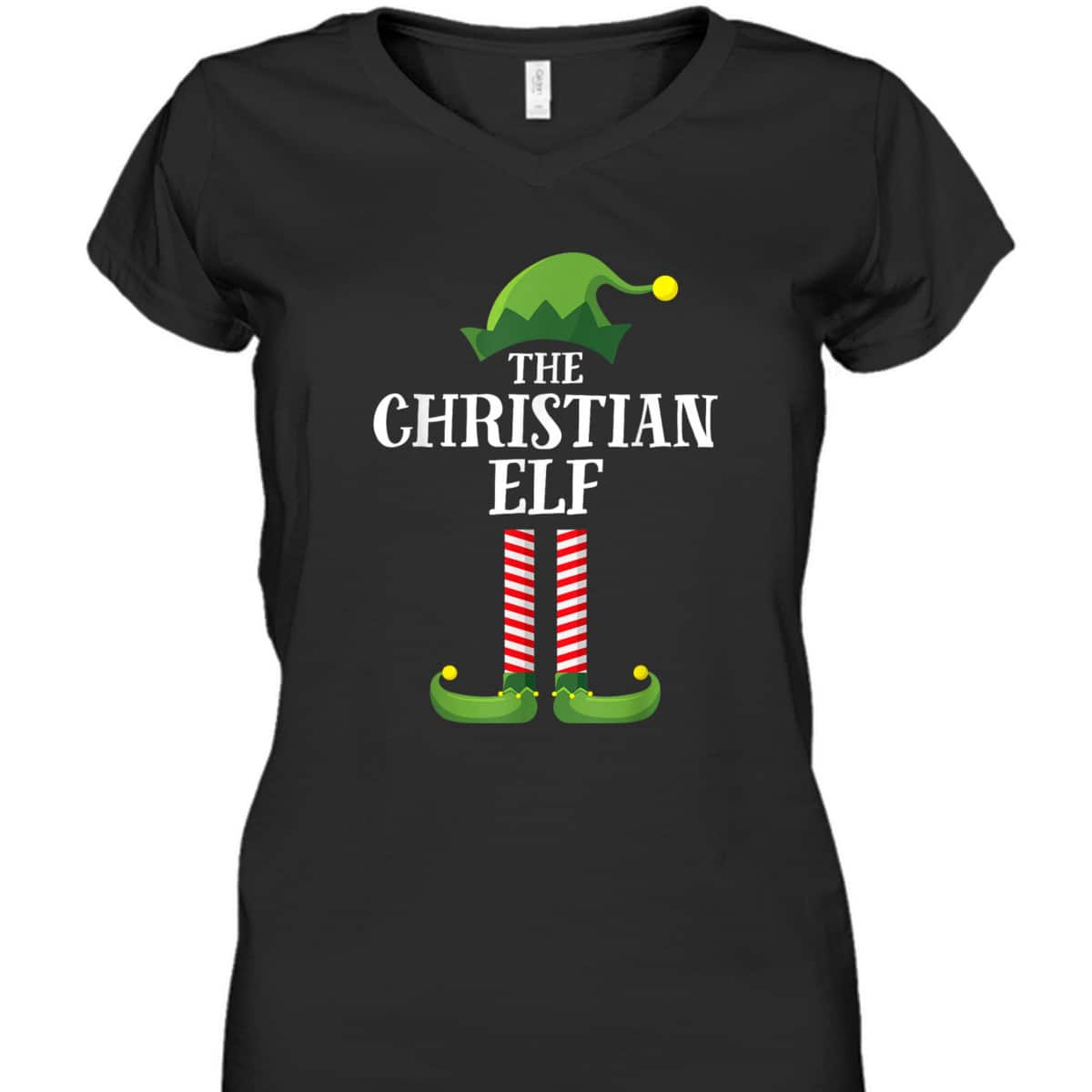 Christian Elf Christmas Party T-Shirt For Your Family And Friend Christian Elf Christmas Party T-Shirt For Your Family And Friend