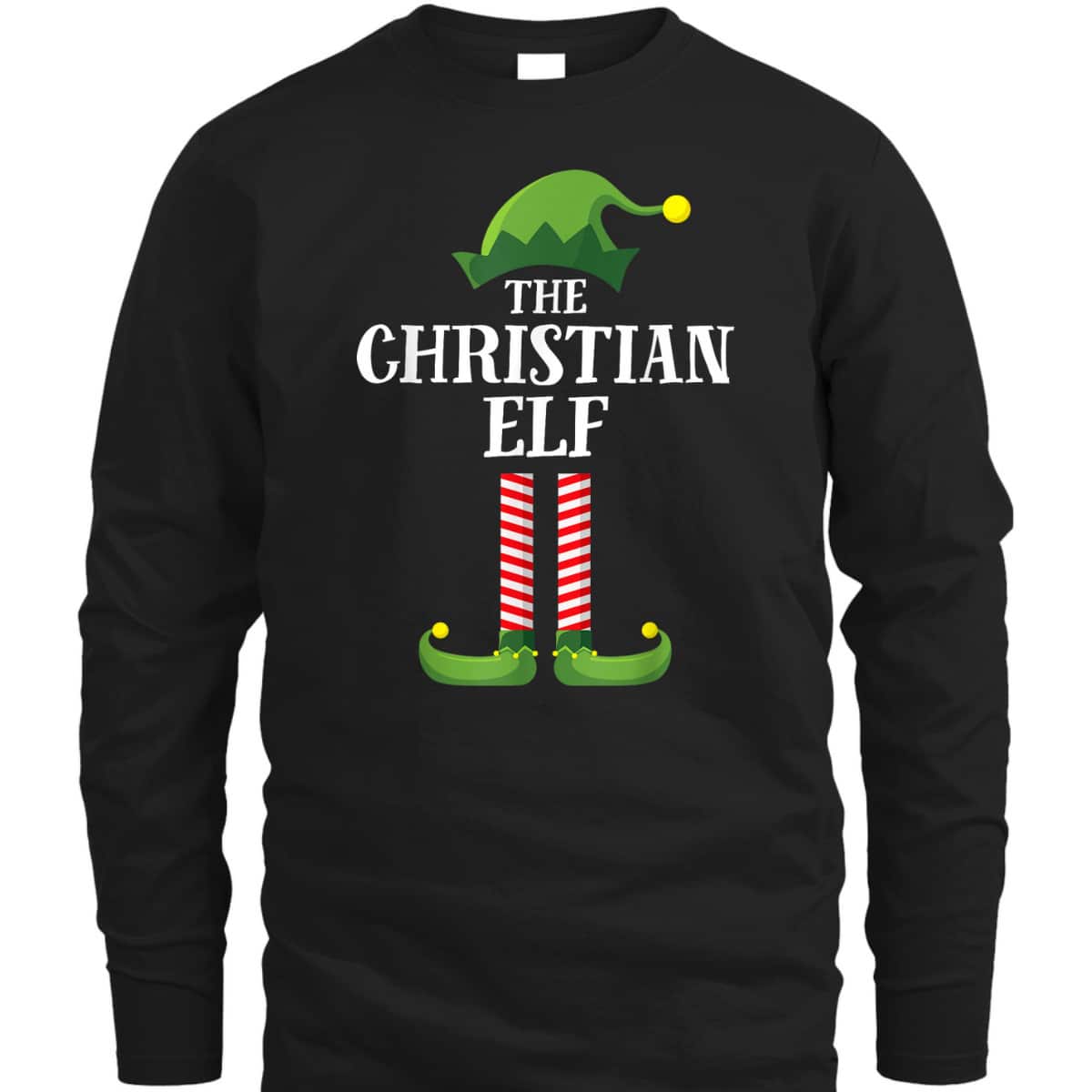 Christian Elf Christmas Party T-Shirt For Your Family And Friend Christian Elf Christmas Party T-Shirt For Your Family And Friend