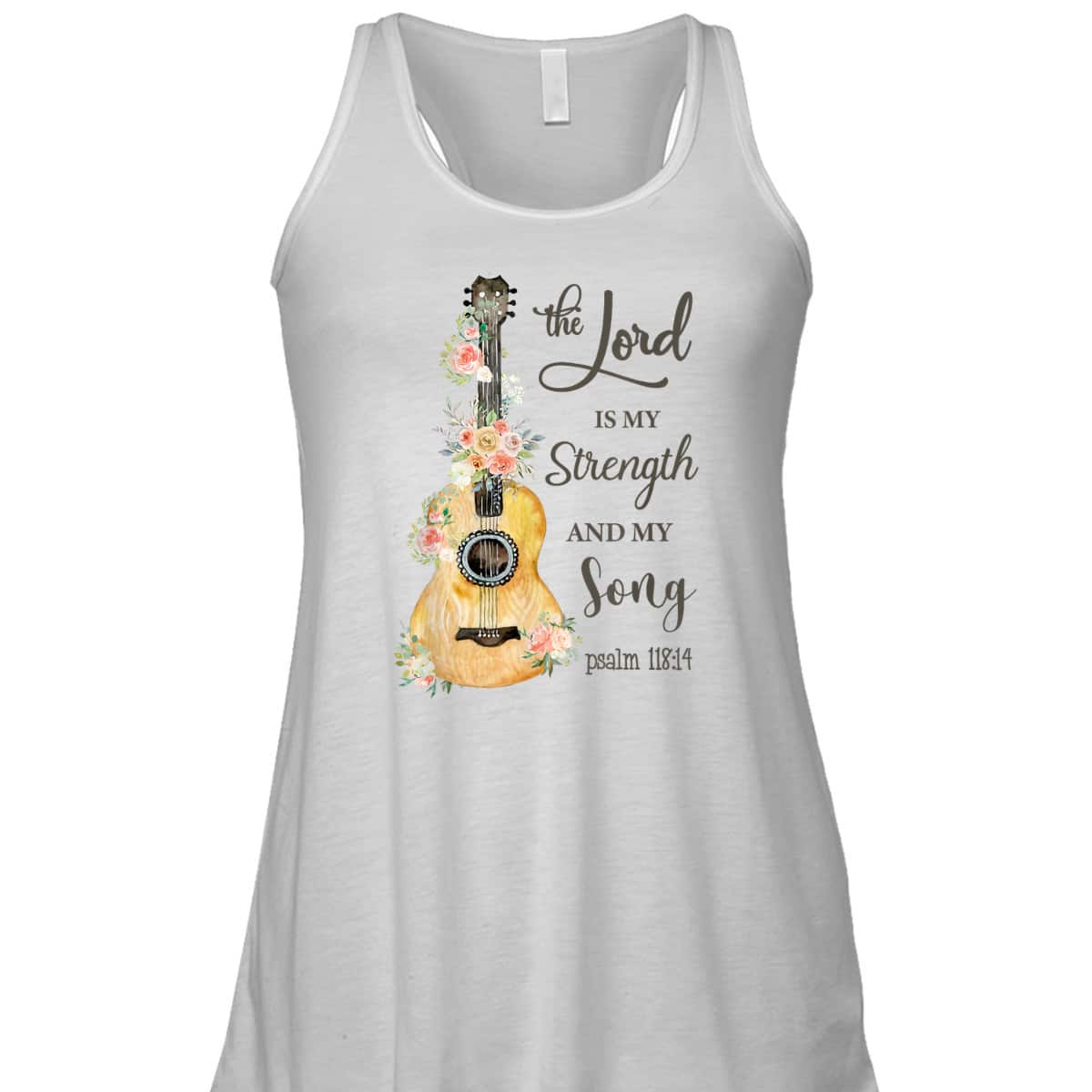 Christian Guitar Jesus The Lord Is My Strength And My Song Bible Verse T-Shirt Christian Guitar Jesus The Lord Is My Strength And My Song Bible Verse T-Shirt