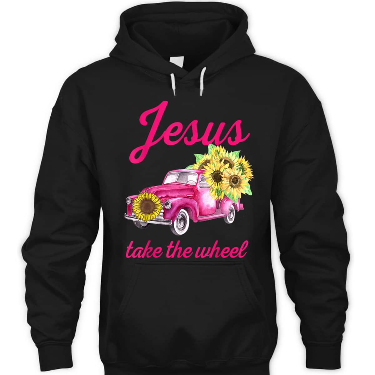 Pink Breast Cancer Awareness Truck Jesus Take The Wheel T-Shirt Pink Breast Cancer Awareness Truck Jesus Take The Wheel T-Shirt