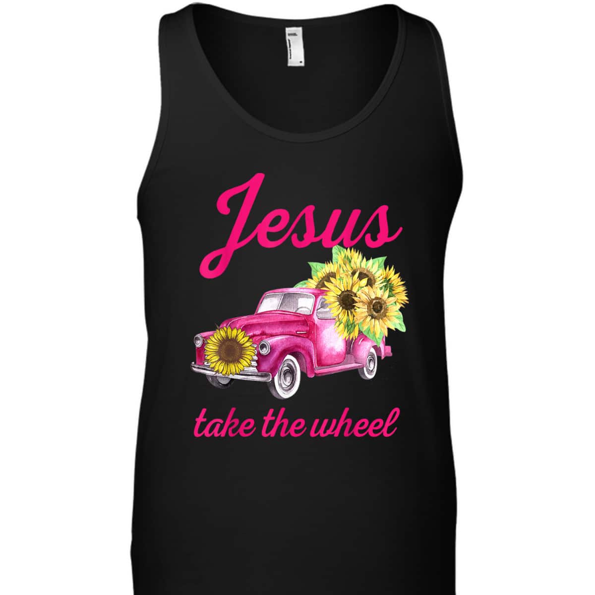 Pink Breast Cancer Awareness Truck Jesus Take The Wheel T-Shirt Pink Breast Cancer Awareness Truck Jesus Take The Wheel T-Shirt