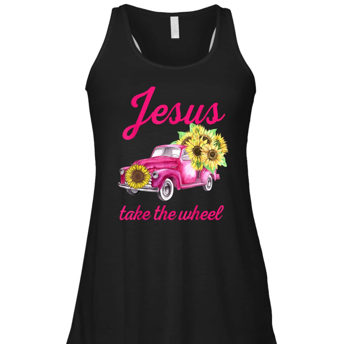 Pink Breast Cancer Awareness Truck Jesus Take The Wheel T-Shirt Pink Breast Cancer Awareness Truck Jesus Take The Wheel T-Shirt