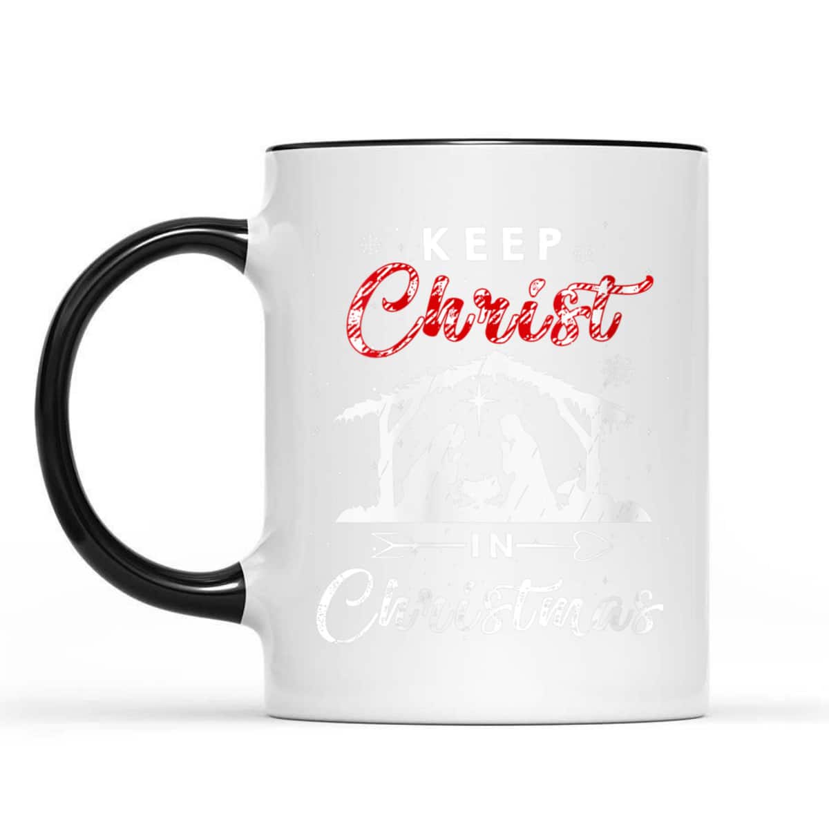 Keep Christ In Christmas Red Plaid Christian Winter Holiday T-Shirt Keep Christ In Christmas Red Plaid Christian Winter Holiday T-Shirt