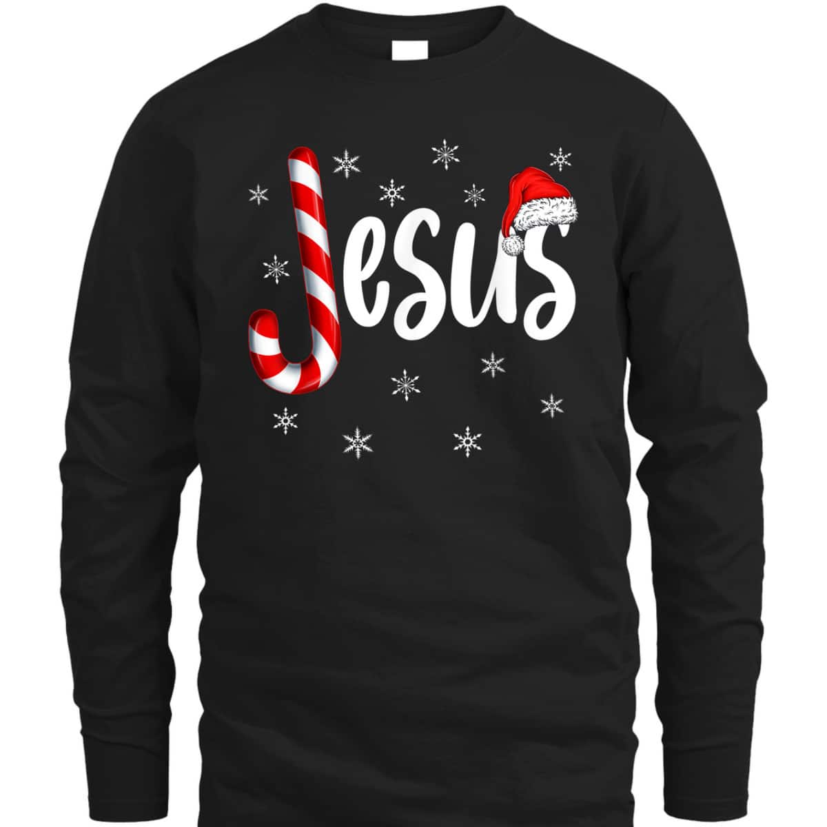 Christian Jesus Is The Reason Candy Cane Religious Christmas T-Shirt Christian Jesus Is The Reason Candy Cane Religious Christmas T-Shirt