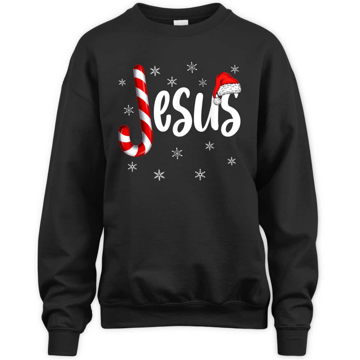 Christian Jesus Is The Reason Candy Cane Religious Christmas T-Shirt Christian Jesus Is The Reason Candy Cane Religious Christmas T-Shirt