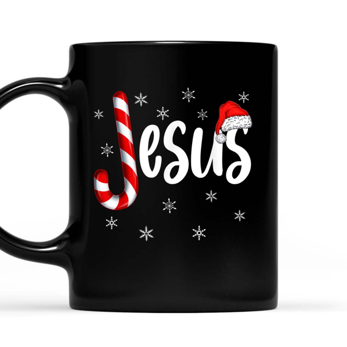 Christian Jesus Is The Reason Candy Cane Religious Christmas T-Shirt