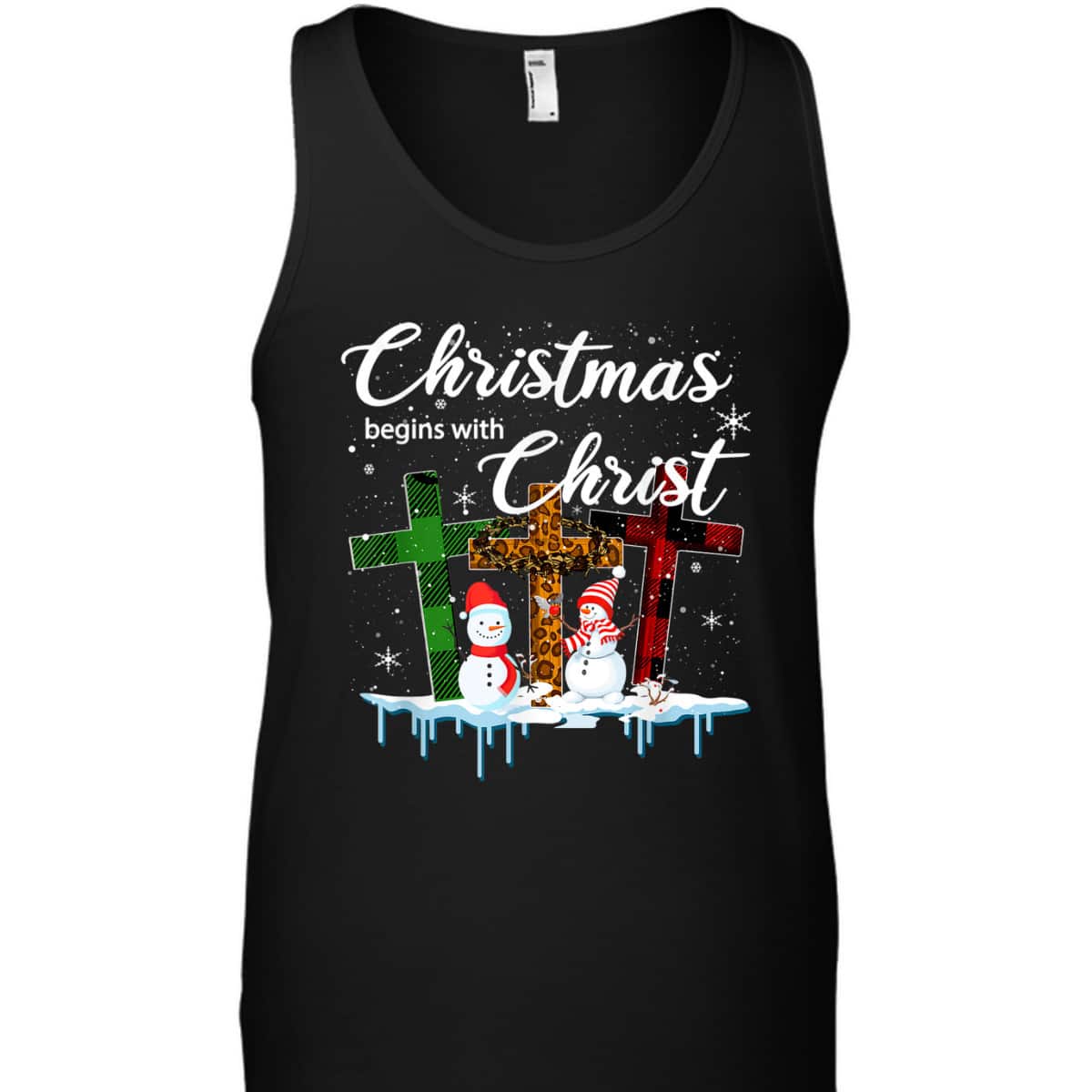 Christmas Begins With Christ Costume Xmas Christian T-Shirt