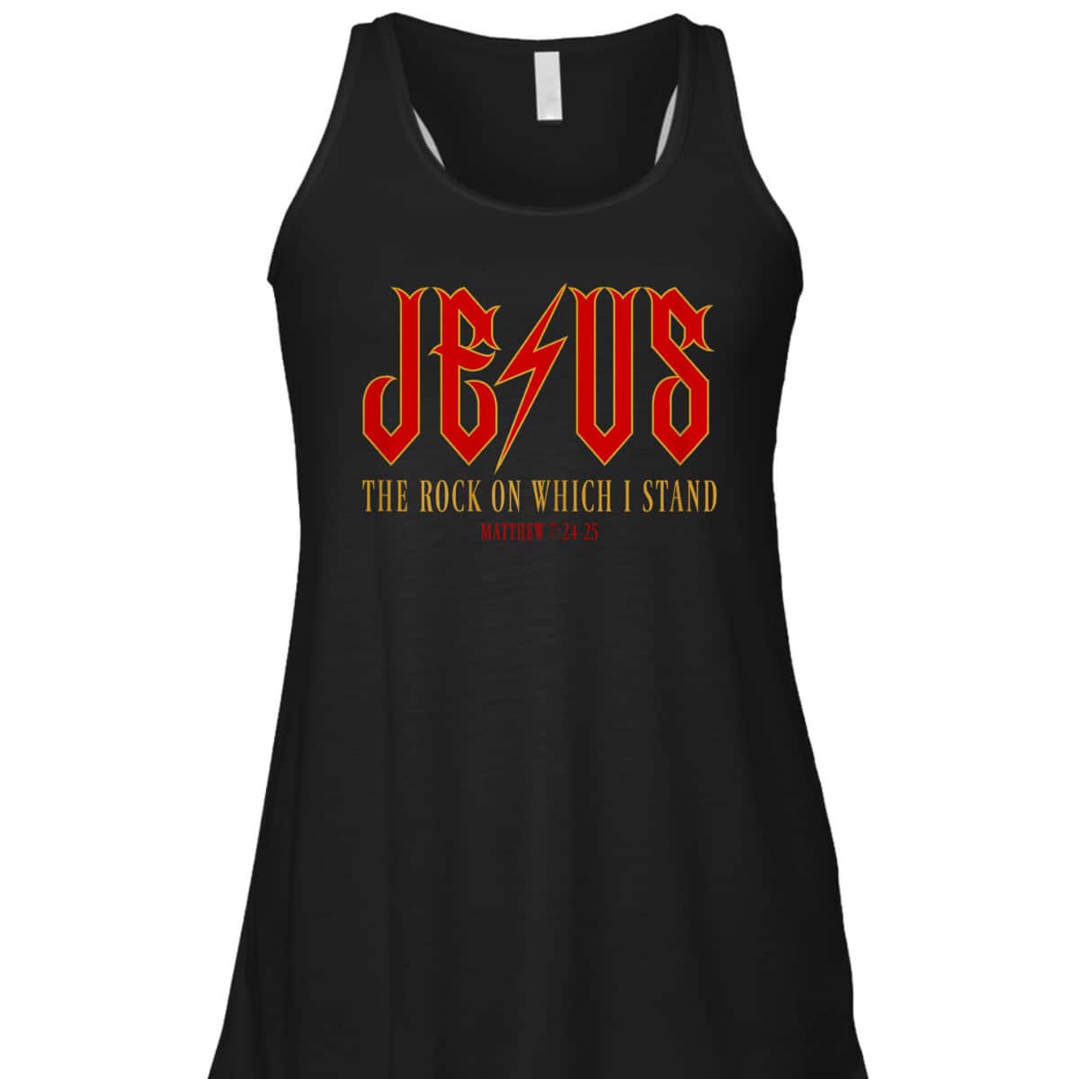 Christian Jesus Rock Band Matthew 7:24 Retro Vintage Bible Verse T-Shirt Christian Jesus Rock Band Matthew 7:24 Retro Vintage Bible Verse T-Shirt