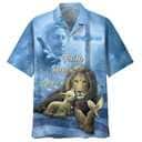 Faith Hope Love Jesus Lion And The Lamb Christian Hawaiian Shirt