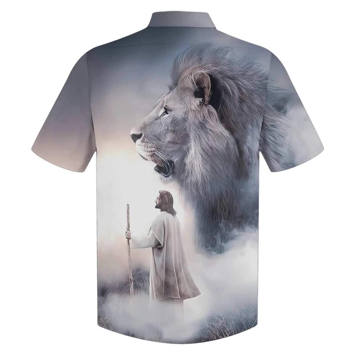 Christian Jesus Lion Faith Hawaiian Shirt For Friend Christian Jesus Lion Faith Hawaiian Shirt For Friend