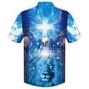 One Nation Under God Lion Christian Dove Cross Hawaiian Shirt One Nation Under God Lion Christian Dove Cross Hawaiian Shirt