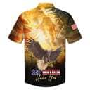 Independence Day American Flag One Nation Under God Eagle Christian Faith Hawaiian Shirt