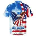 One Nation Under God Eagle American Christian Faith Cross 4th Of July Hawaiian Shirt