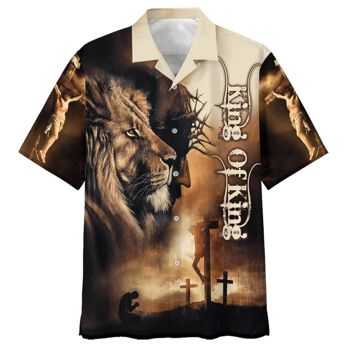 Jesus The King Of King Christian Faith Hawaiian Shirt