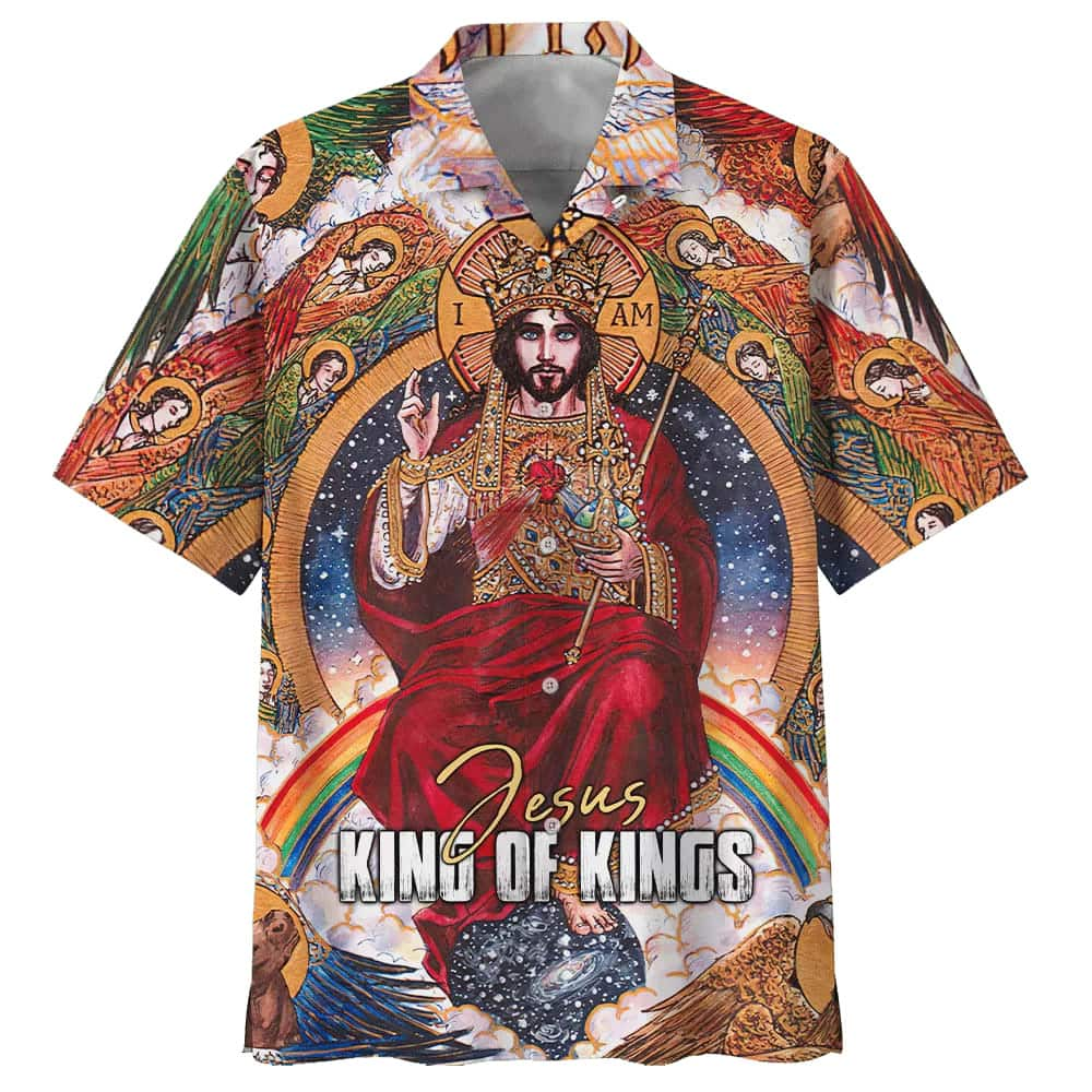 I Am Jesus King Of Kings Christian Faith Hawaiian Shirt