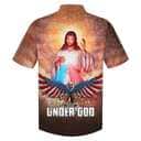 Jesus Eagle One Nation Under God Christian Faith Hawaiian Shirt 4th Of July Gift Jesus Eagle One Nation Under God Christian Faith Hawaiian Shirt 4th Of July Gift