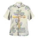 Fully Vaccinated By The Blood Of Jesus Cross Christian Cross Faith Hawaiian Shirt