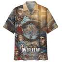 Faith Over Fear Christian Faith Knight Template Hawaiian Shirt