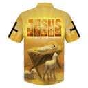 Baby Jesus In A Manger Christian Jesus Religious Hawaiian Shirt