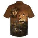 Jesus Lion And The Lamb Three Cross Christian Hawaiian Shirt Jesus Lion And The Lamb Three Cross Christian Hawaiian Shirt