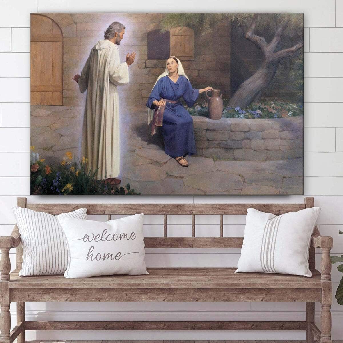 The Annunciation The Angel Gabriel Appears To Mary Christian Faith Canvas Wall Art The Annunciation The Angel Gabriel Appears To Mary Christian Faith Canvas Wall Art