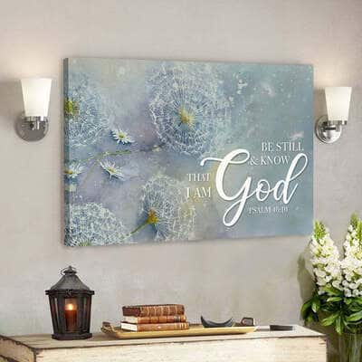 Bible Verse Scripture Jesus Be Still And Know That I Am God Psalm 46:10 Canvas Wall Art Bible Verse Scripture Jesus Be Still And Know That I Am God Psalm 46:10 Canvas Wall Art